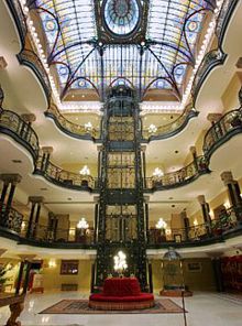 Gran Hotel de la Ciudad de México. Ascensor del hotel