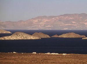 Bahía de los Ángeles. Islas que decoran el paisaje