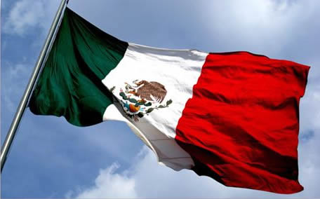 Bandera de México.