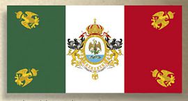 Bandera del segundo imperio mexicano