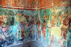 Templo de las pinturas. Bonampak.