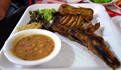 Plato de Cabrito con frijoles a la Charra