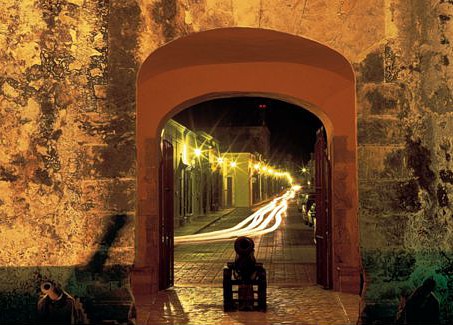 La Puerta de Tierra. Ciudad de Campeche.