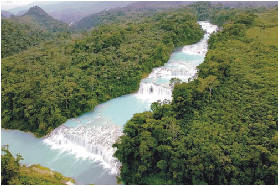 Cascadas de Agua Azul.