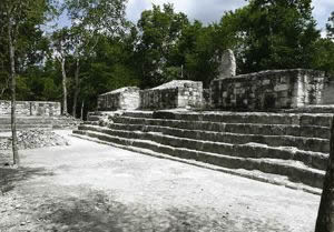 Estructura en Calakmul.
