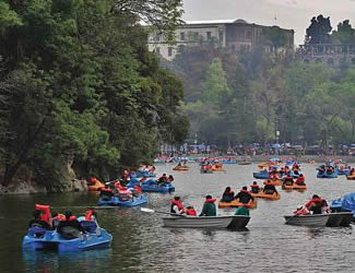 Lago de Chapultepec.