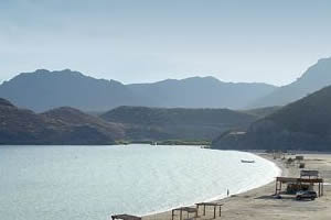 Playa Santispac. Bahía Concepción.