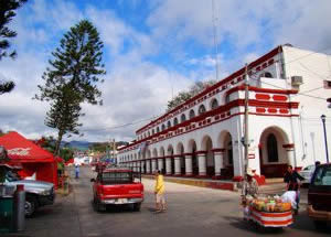 Los Portales de la Plaza Central. Chiapa de Corzo.