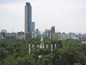 Vista del Paseo de la Reforma
