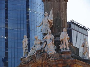 Detalle de la base de la columna