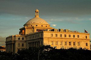 Edificio del Capitolio en Puerto Rico