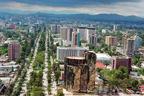 Guatemala, vista aérea