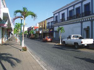 Calles de la capital de Colima.