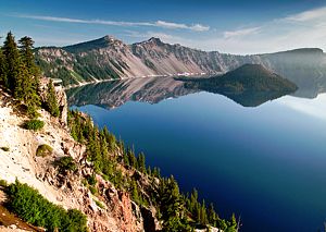 Parque Nacional Crater Lake. Pórtland.