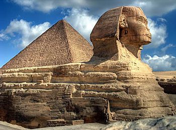 Egipto. Pirámides de Gizeh y la gran esfinge