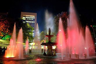 Fuente de las Américas. Alameda Central CDMX.