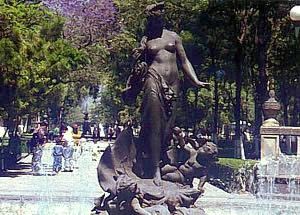 Fuente de Venus. Alameda Central CDMX.