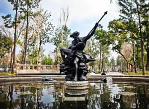 Fuente de Neptuno. Alameda Central CDMX.