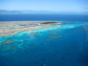 Isla Verde, dentro de la gran barrera de Coral de Oceanía