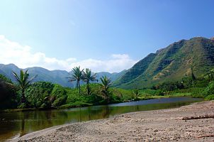 Parque Halawa en Molokai. Hawái.