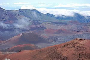 Parque Nacional Haleakala en Maui. Hawái.