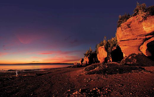 Hopewell Rocks. Bahía de Fundy.