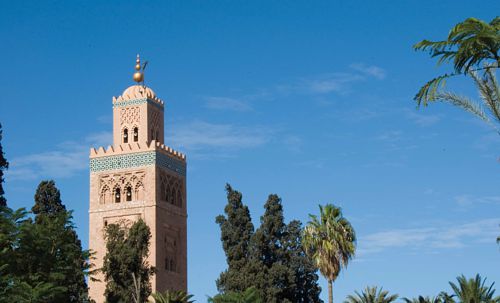 La Koutoubia, construcción del siglo XII. Marrakech.