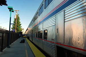 California Zephyr. Llegando a Denver.