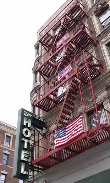 Escalera en Manhattan, Nueva York.