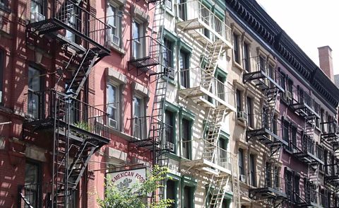 Escaleras en Bajo Manhattan