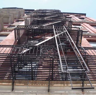 Escalera en Manhattan, Nueva York.