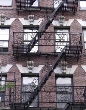 Escalera en Manhattan, Nueva York.