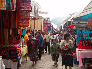 Mercado en Chichicastenango, Guatemala