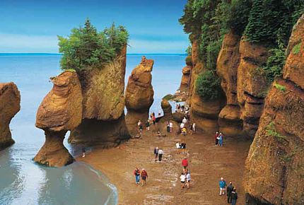 New Brunswick. Bahía de Fundy.