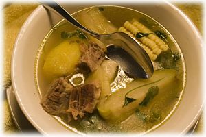 Olla de carne, platillo típico costarricense