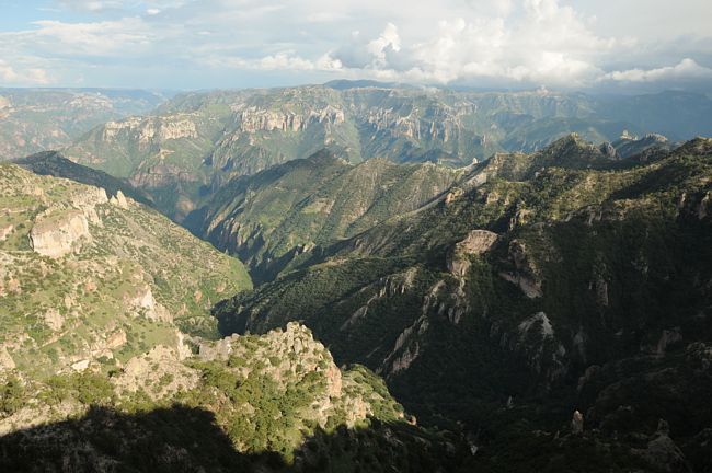 Vista panorámica en Aventura Barrancas del Cobre