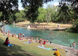 Parque Metropolitano Zilker. Austin.