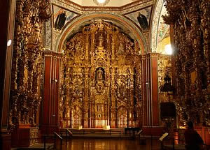 Interior del Templo de San Francisco Javier