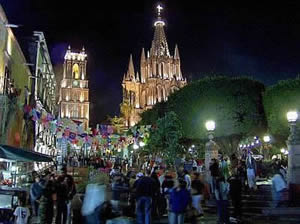 Festividad en San Miguel de Allende