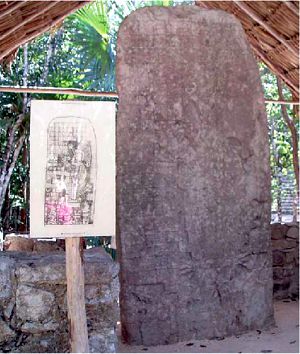 Estela 1 de Cobá