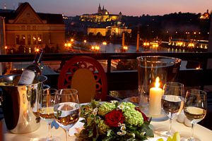 Hotel President Praga. Terraza