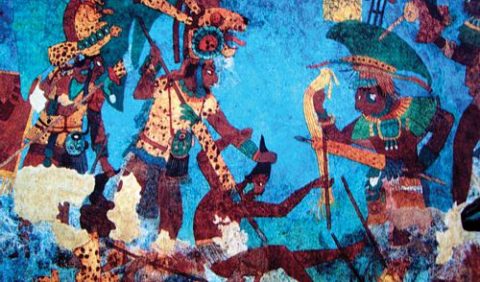 Murales de Bonampak, guerras mayas