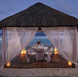 Ritz Carlton Cancún. Cena romántica