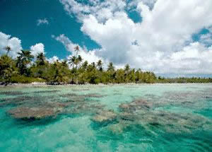 Islas Ahe Atoll Motu, Polinesia Francesa