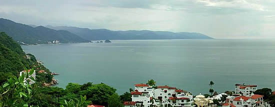 Vista de la bahía de Banderas