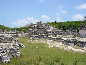 Zona arqueológica El Rey en Cancún