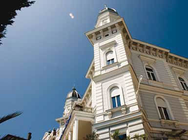 Arquitectura de Opatija. Riviera de Opatija. 