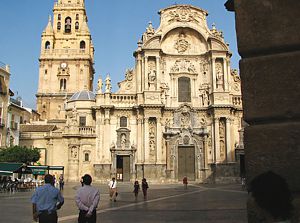 Catedral de Murcia. España en Otoño