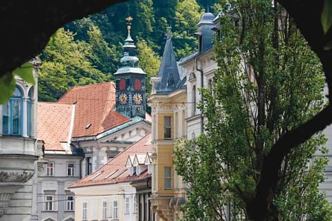 Ljubljana. Capital de Eslovenia.