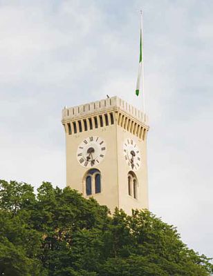 Torre del Castillo de Ljubljana.